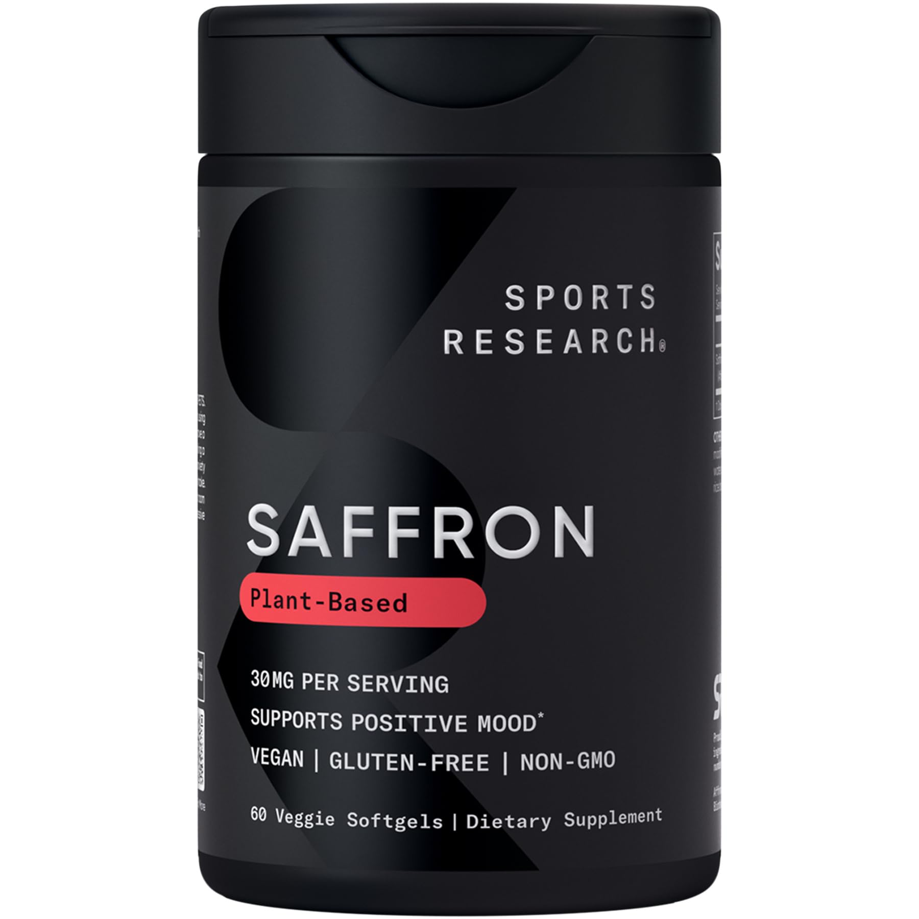 Sports Research® Pure Saffron Supplement, 30 mg - Mood & Stress Support - Made w/Affron® Saffron Extract - Vegan Certified · Non-GMO · Gluten Free – 60 Veggie Softgels Sports Research buy supplements Au
