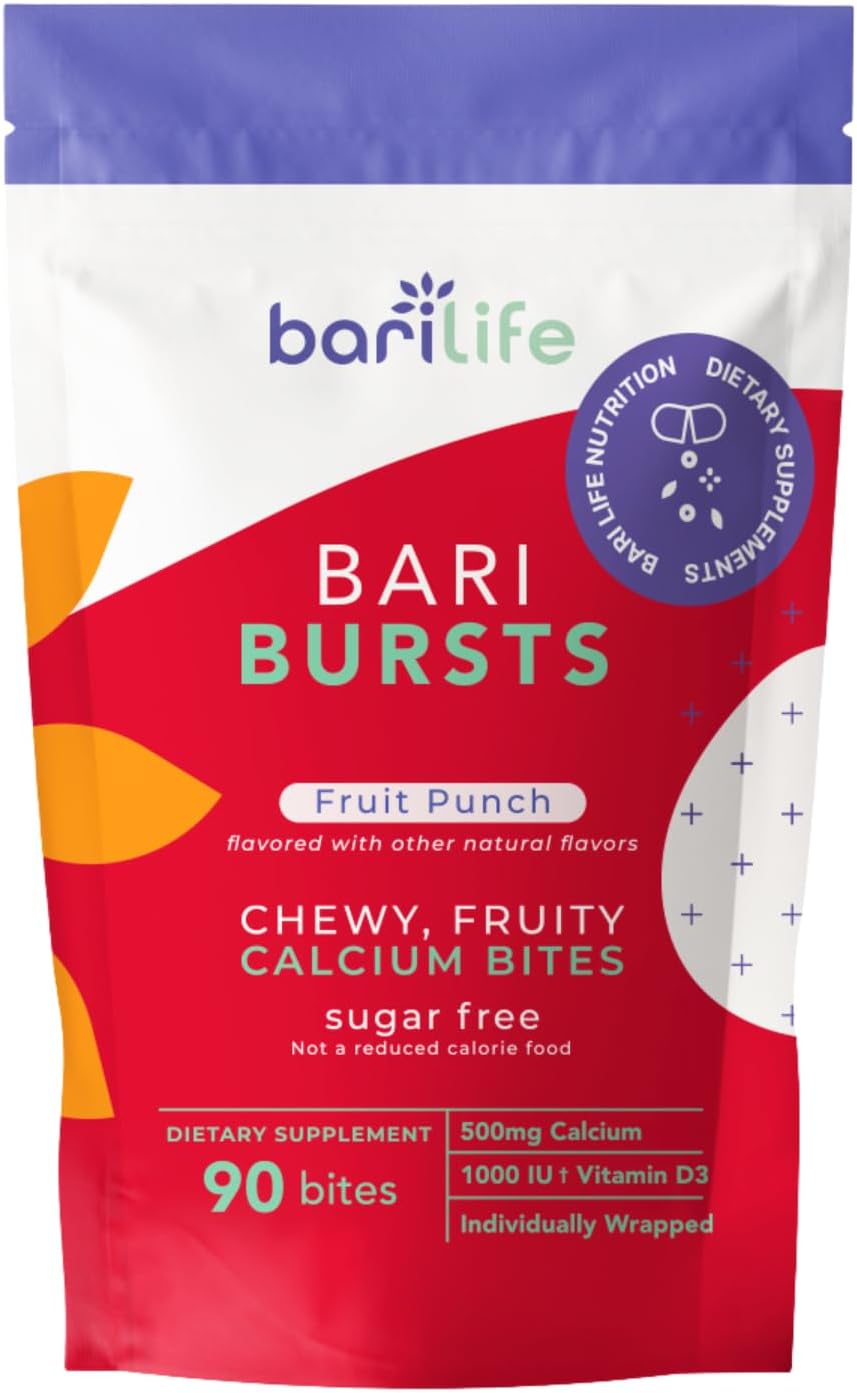 Bari Life Post-Op, Gastric Sleeve, Gastric Bypass Vitamin and Supplement Starter Kit (Fruit Punch)