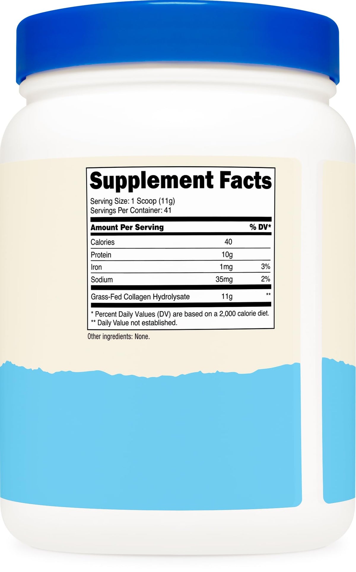 Nutricost Collagen Peptides Powder 1LB (454 G) - Grass Fed Bovine Collagen Hydrolysate (Unflavored)