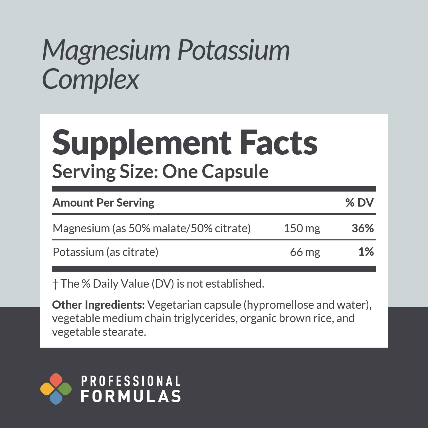 Professional Formulas Magnesium Potassium Complex – Highly Absorbable Magnesium (Malate & Citrate) and Potassium Citrate – Supports Healthy Muscle, Nerve, Heart, and Electrolyte Balance – 90 Capsules PROFESSIONAL COMPLEMENTARY HEALTH FORMULAS buy supplements Au