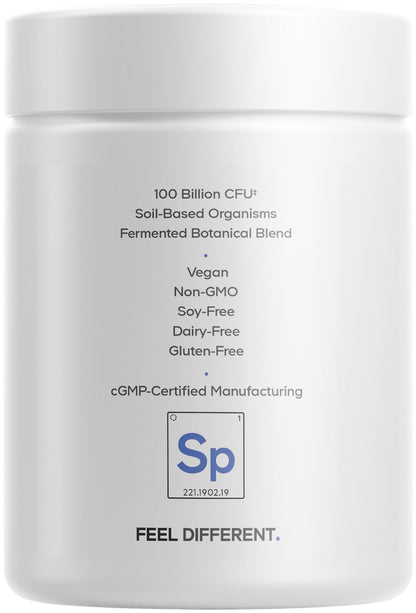 Codeage SBO Probiotics, 100 Billion CFUs Per Serving, Multi Strain Soil Based Organisms Blend and Organic Fermented Botanical Blend, Shelf-Stable, 90 Capsules CodeageBuy Supplements Australia