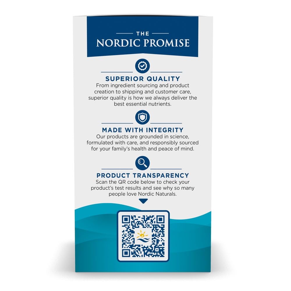 Nordic Naturals Ultimate Omega in Fish Gelatin, Lemon Flavor - 60 Soft Gels - 1280 mg Omega-3 - High-Potency Fish Oil Supplement - EPA & DHA - Promotes Brain & Heart Health - Non-GMO - 30 Servings Nordic NaturalsBuy Supplements Australia