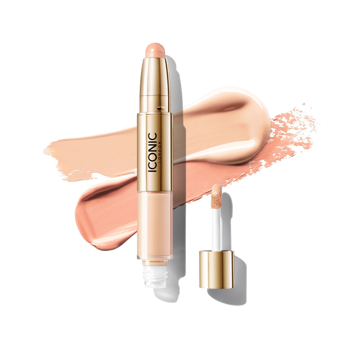 ICONIC LONDON Radiant Concealer & Brightening Duo | Creamy Liquid + Brightening Crayon Dual Ended Concealer, Cruelty Free, Vegan Makeup (Neutral Fair) 0.08 oz ICONIC LONDON buy supplements Au