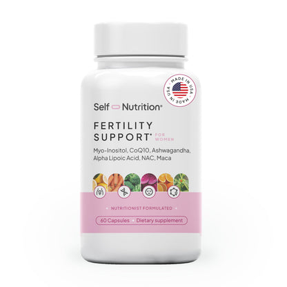 SELF NUTRITION Fertility Support for Women | Conception for Her, Coenzyme Q10, Ashwagandha, Myo-Inositol & More| Support Cycle Regularity & Ovulation| Vegan, Non-GMO, USA Made-60 Capsules SELF NUTRITION buy supplements Au