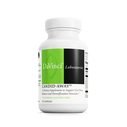 DAVINCI Labs Candid-Away - Digestive Gut Health Support, Immune System Support with Digestive Enzymes, Calcium, Magnesium & More