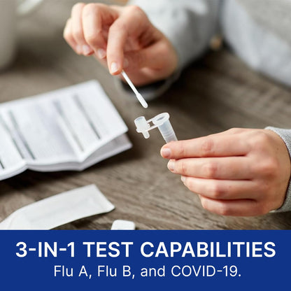 CorDx TyFast Flu A/B & COVID-19 At-Home Multiplex Rapid Test Kit, 3-in-1 Antigen Test, Results in 10 Minutes, EUA Authorized OTC, 4 Tests CorDx buy supplements Au