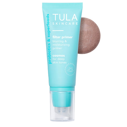 TULA Skin Care Face Filter Blurring and Moisturizing Primer - Cosmos, Evens the Appearance of Skin Tone & Redness, Hydrates & Improves Makeup Wear, 1fl oz TULA buy supplements Au