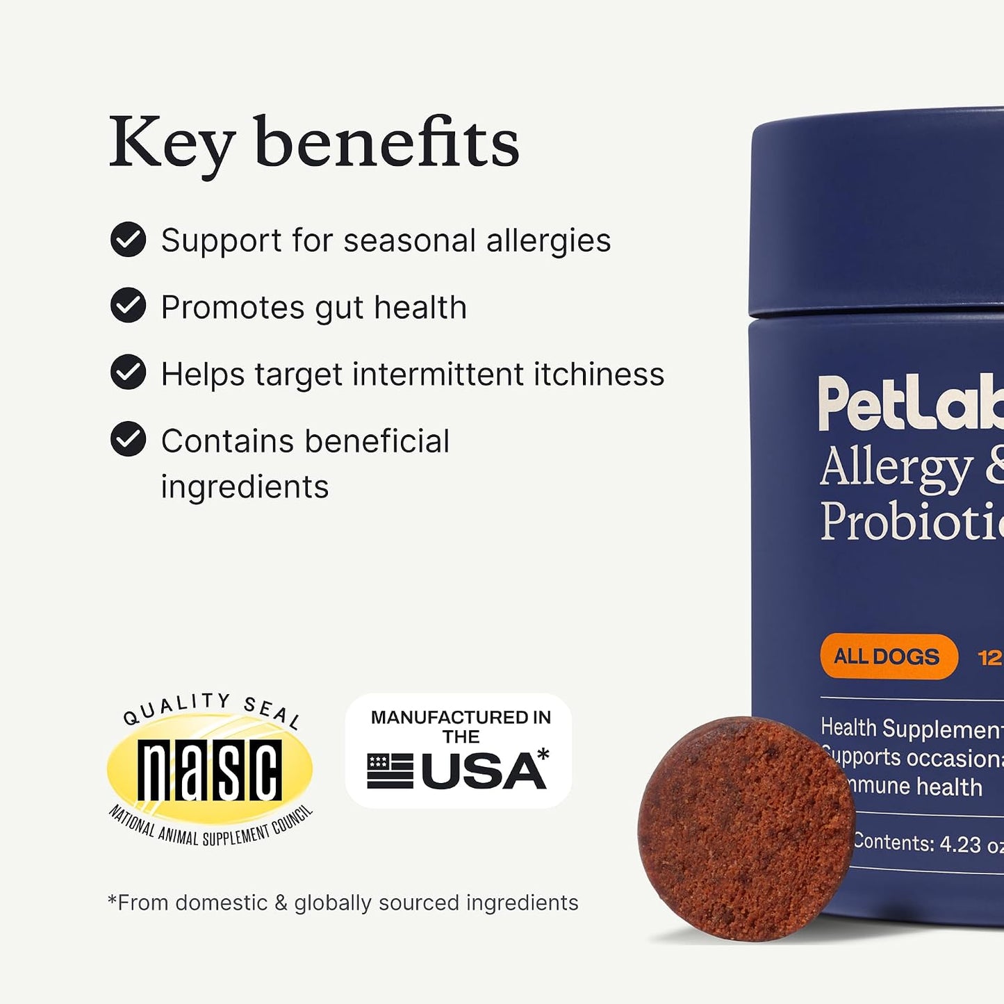 PetLab Co. – Seasonal Allergy Support & Dental Care in One Routine - Allergy & Immune Chews + ProBright Dental Powder for Total Wellness Inside & Out - Medium Sized Dogs