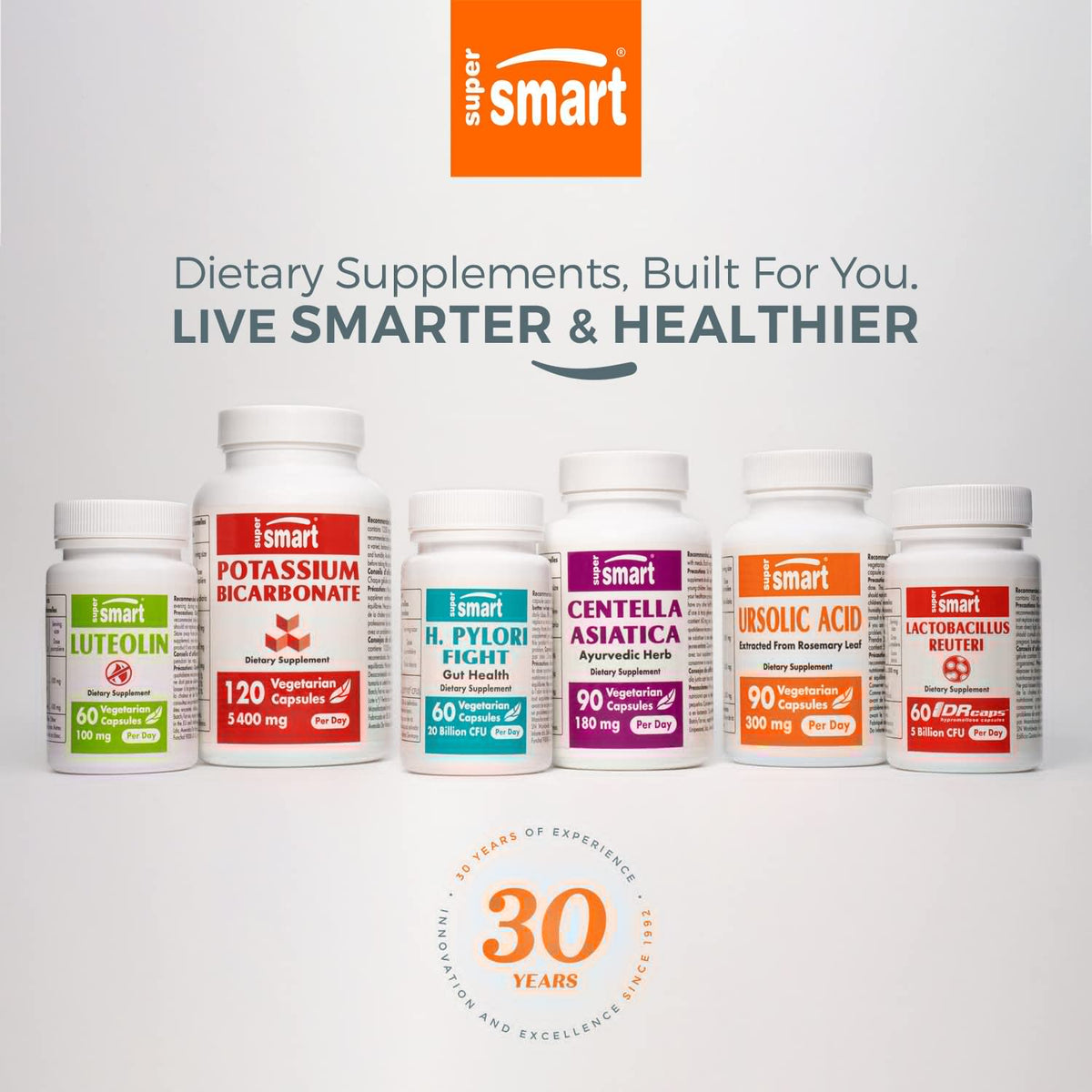 Supersmart - Triple Protect Supplement - Combines the Most Widely-Studied Natural Compounds - May Support Healthy Heart | Non-GMO & Gluten Free - 90 Vegetarian Capsules SupersmartBuy Supplements Australia