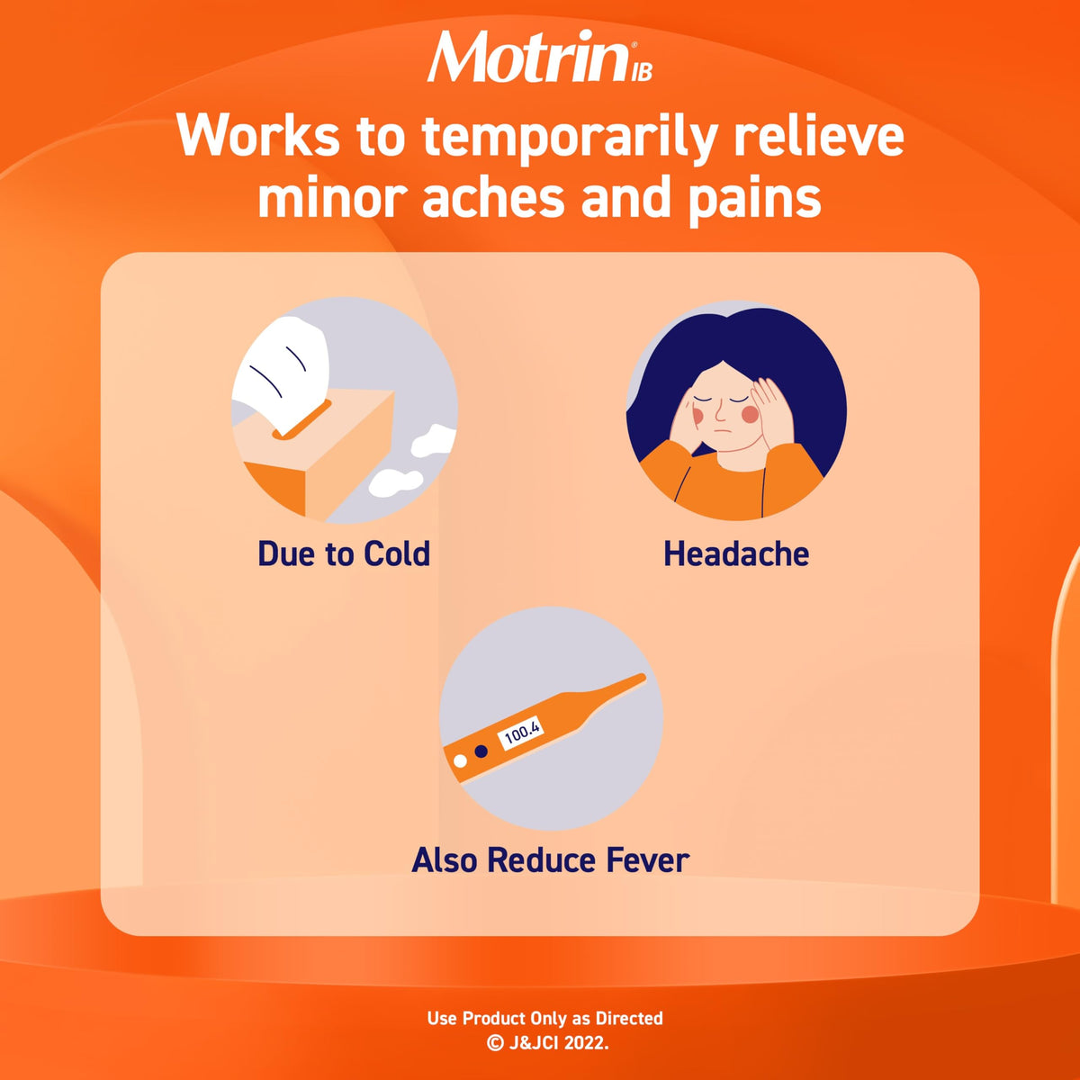 Motrin IB Ibuprofen 200mg Tablets, Ibuprofen Pain & Fever Reliever for Headache, Backache, Muscular Aches, Menstrual Pain & Minor Arthritis Pain, Over-The-Counter NSAID Medicine, 225 ct Motrin buy supplements Au