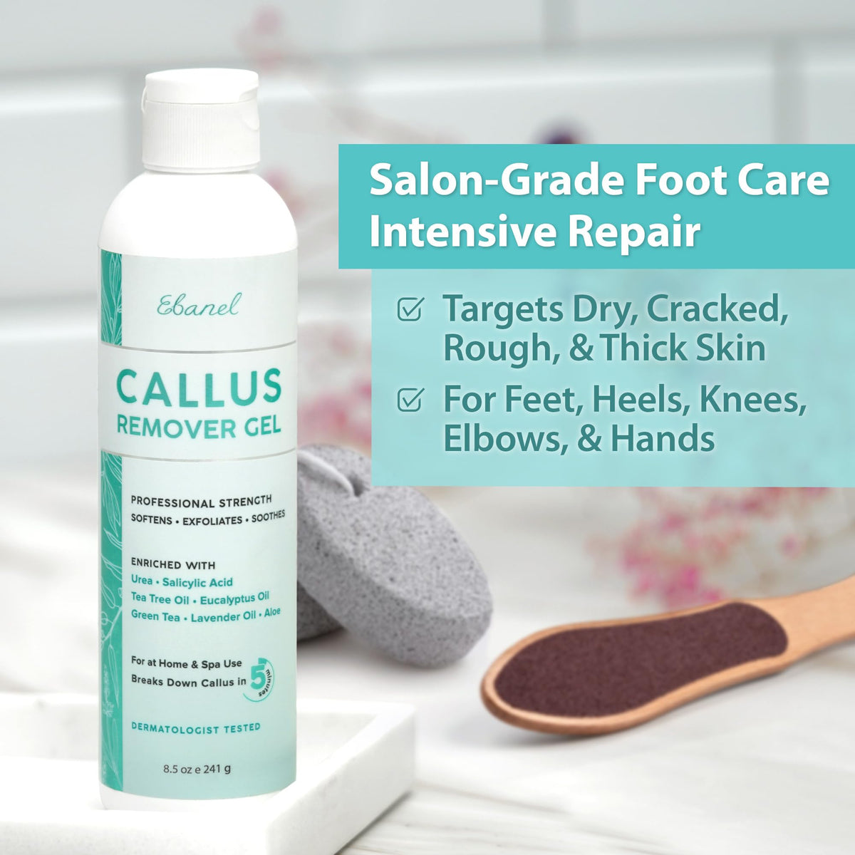 Ebanel Bundle of Callus Remover Gel and Antifungal Treatment