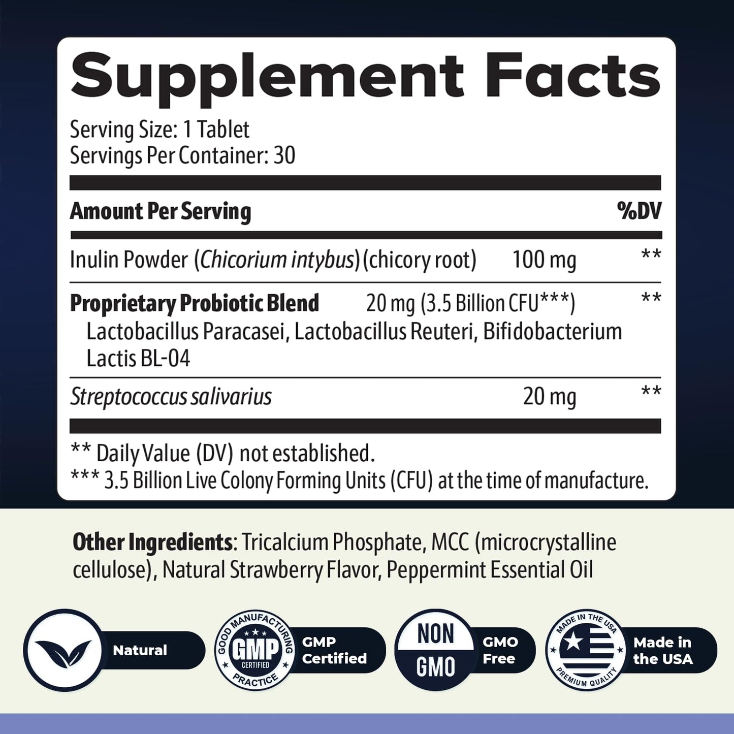 Nature’s NutriWave BrainSync Probiotic Supplement – Supports Daily Wellness & Gut-Brain Balance – 3.6 Billion CFU – 30 Dissolvable Tablets, 3 Month Supply Nature’s NutriWaveBuy Supplements Australia