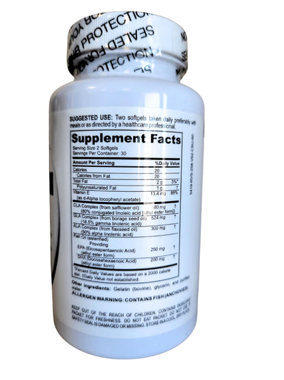 Pride Nutrition Premium EFA Omega 3-6-9 Supplement for Men and Women 5 in 1 - EPA, DHA, GLA, ALA & CLA Essential Fatty Acids with Fish Oil - Softgel Pills Pride Nutrition buy supplements Au