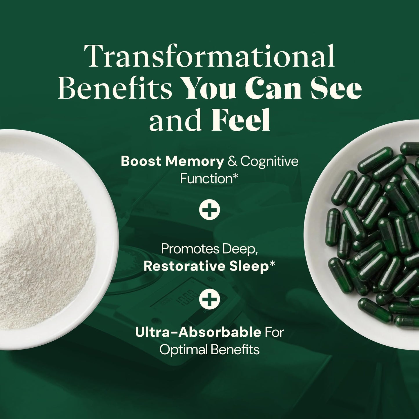 Magnesium L-Threonate with Apigenin, Valerian Root & L-Theanine – No Melatonin Restful Sleep & Brain Supplement – Clinically Studied 7-Ingredient Formula