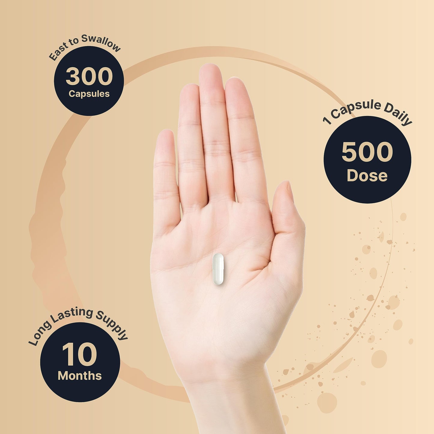 Magnesium Complex 500mg, 300 Capsules | 10-in-1 Magnesium Glycinate, Citrate, Malate & More | Chelated Form for Easy Absorption | Non-GMO NatureBellBuy Supplements Australia