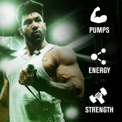 Jacked Factory NITROSURGE Pre Workout Supplement - Endless Energy, Instant Strength Gains, Clear Focus, Intense Pumps - NO Booster & Preworkout Powder with Beta Alanine