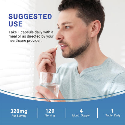Heivy 4 in 1 Magnesium Complex with Zinc & Vitamin D3, 320mg Elemental Magnesium (Glycinate/Citrate/Gluconate/Malate), 120 Capsules (4 Months Supply), Vegan, Non-GMO, Gluten-Free, 3rd Party Tested Heivy buy supplements Au