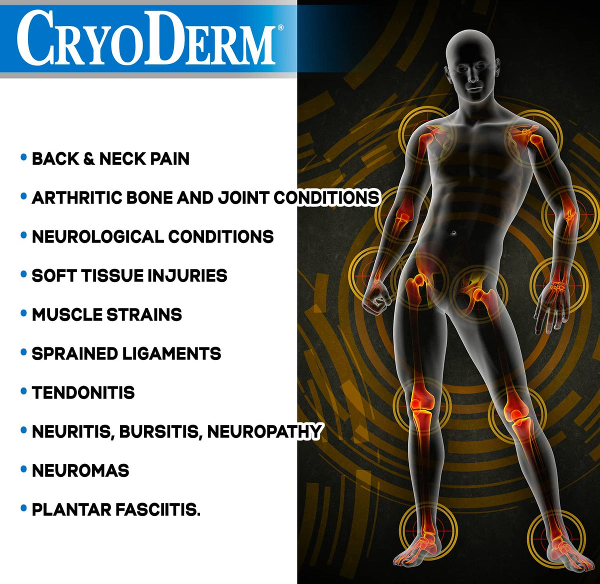 Cryoderm D-Roll-On-3oz-2 Cold Roll-On 3 oz. (Pack of 2) CryoDermBuy Supplements Australia