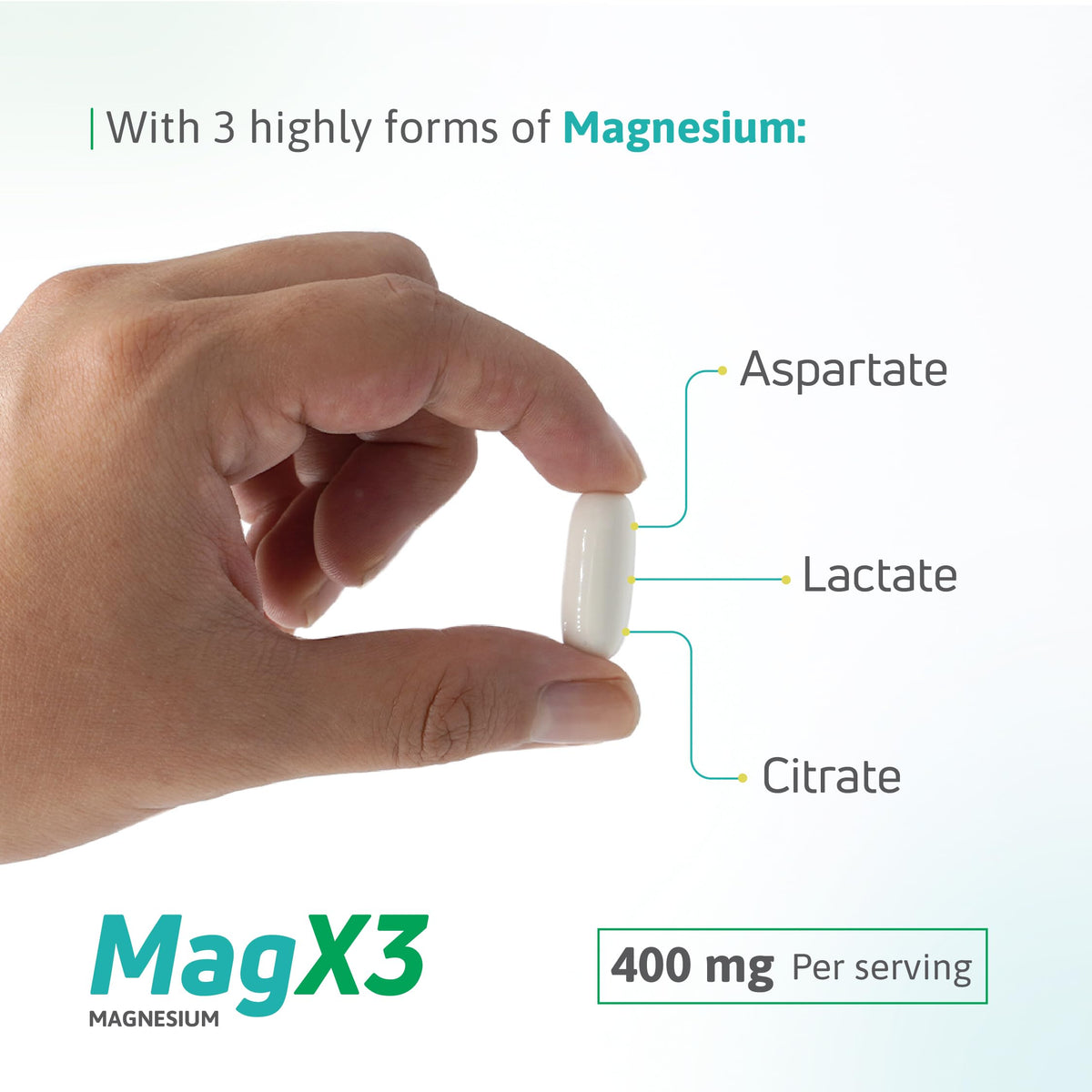 Magnesium Citrate Complex 400 mg – Triple Magnesium with Citrate, Aspartate & Lactate – High Absorption – 100 Softgels Nutra Nutrition buy supplements Au
