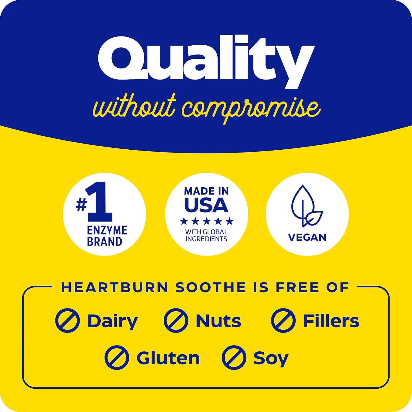 Enzymedica Heartburn Soothe Chewable Supplement - Natural Reflux & Stomach Lining Support, Balances pH Levels with Alginate, Fast-Acting Acid Support for Digestive Health, Vanilla Orange - 90 Tablets