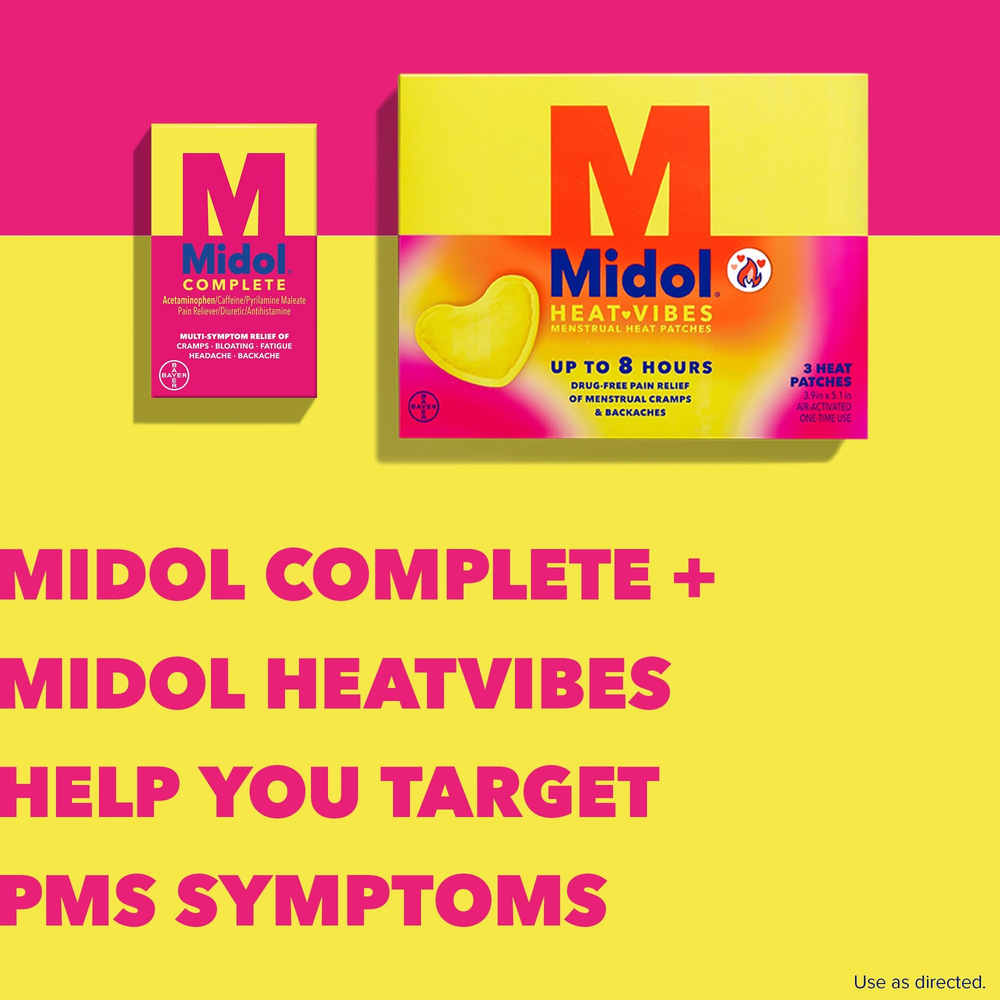 Midol Complete Menstrual Pain Relief Caplets, 40 Count - Provides Cramp, Headache, and Bloating Relief Midol buy supplements Au