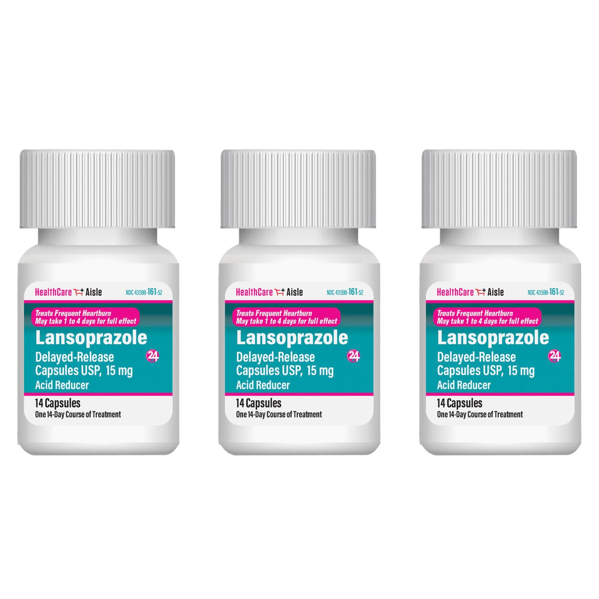 HealthCareAisle Lansoprazole 15 mg - 42 Delayed-Release Capsules - Acid Reducer, Treats Frequent Heartburn HealthCareAisle buy supplements Au