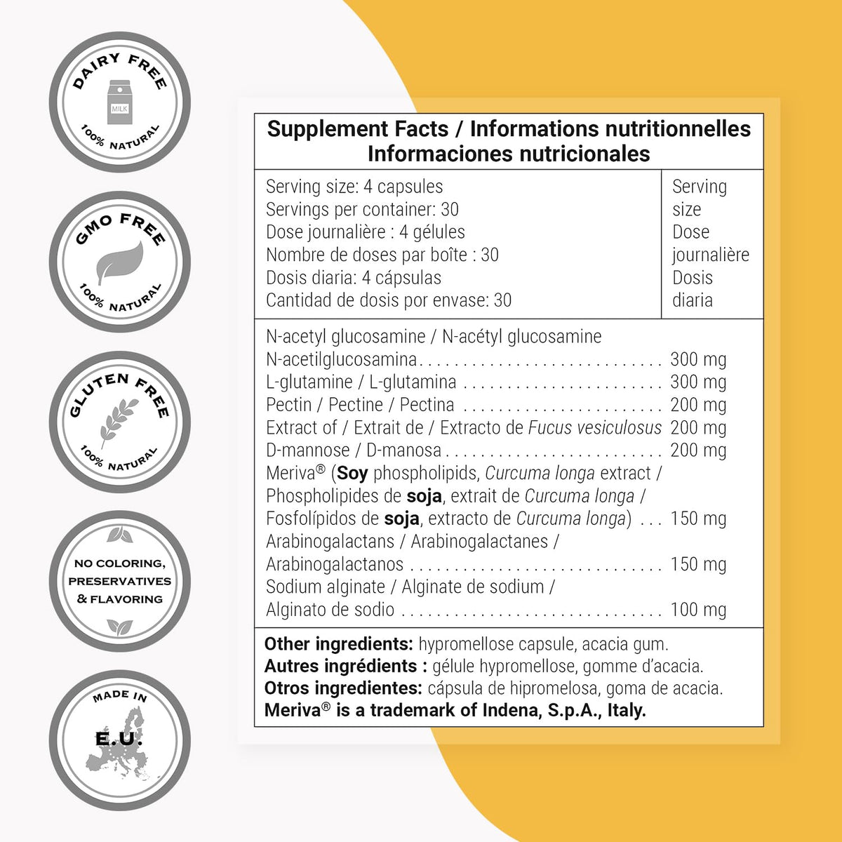 Supersmart - Lectin Flush - Lectin Blocker Shield Supplement - Digestive Support & Detox - Intolerances & Food Allergies - Intestinal Health | Non-GMO & Gluten Free - 120 Vegetarian Capsules SupersmartBuy Supplements Australia