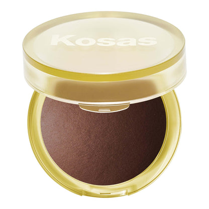 Kosas Sun Show Glowy Warmth Baked Bronzer - Contouring Powder for Cheekbones, Nose & Jawline - Enriched with Concentrated Fatty Acids - Talc-Free, Vegan & Hypoallergenic - Tropic Kosas buy supplements Au