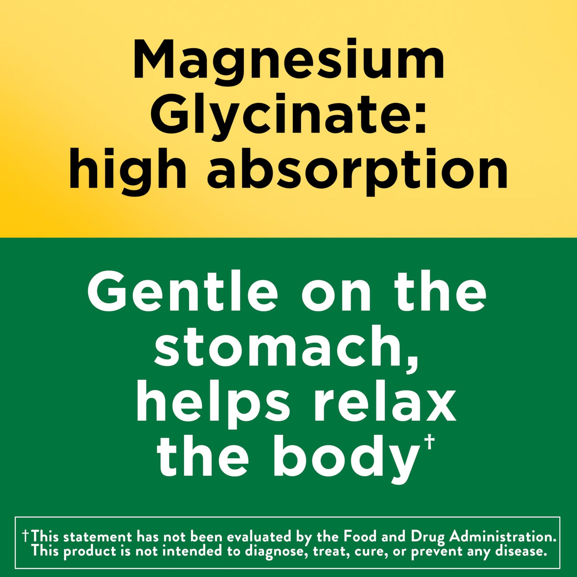 Nature Made Magnesium Glycinate 200 mg per serving, Magnesium Supplement for Muscle, Heart, Nerve and Bone Support, 180 Magnesium Bisglycinate Capsules, 90 Day Supply Nature MadeBuy Supplements Australia