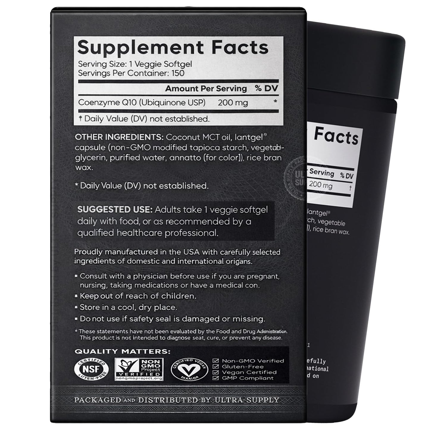 Sports_Researchs CoQ10 200mg Softgels with MCT Oil, 150 Ct Value Pack Generic buy supplements Au