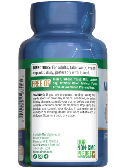 Nature's Truth Magnesium Complex Supplement 10 Forms | 300mg | 60 Capsules | Glycinate, Citrate, Plus More | Vegan, Non-GMO & Gluten Free Nature's Truth buy supplements Au