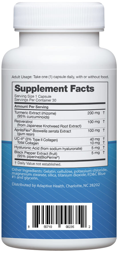 Instaflex Advanced Joint Support Supplement - Turmeric, Resveratrol, Boswellia Serrata Extract, BioPerine, UC-II Collagen- 30 Count InstaflexBuy Supplements Australia