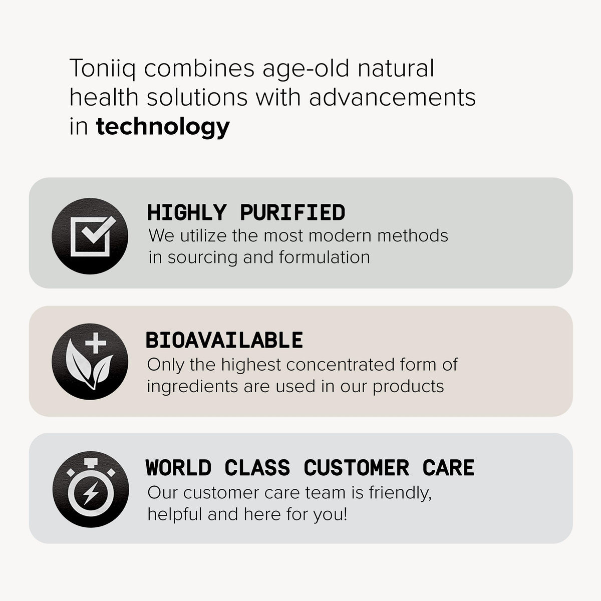 Toniiq Ultra High Strength Glutathione Capsules - 1000mg Concentrated Formula - 98%+ Highly Purified and Bioavailable - Non-GMO Fermentation - 120 Capsules Reduced Glutathione Supplement Toniiq buy supplements Au