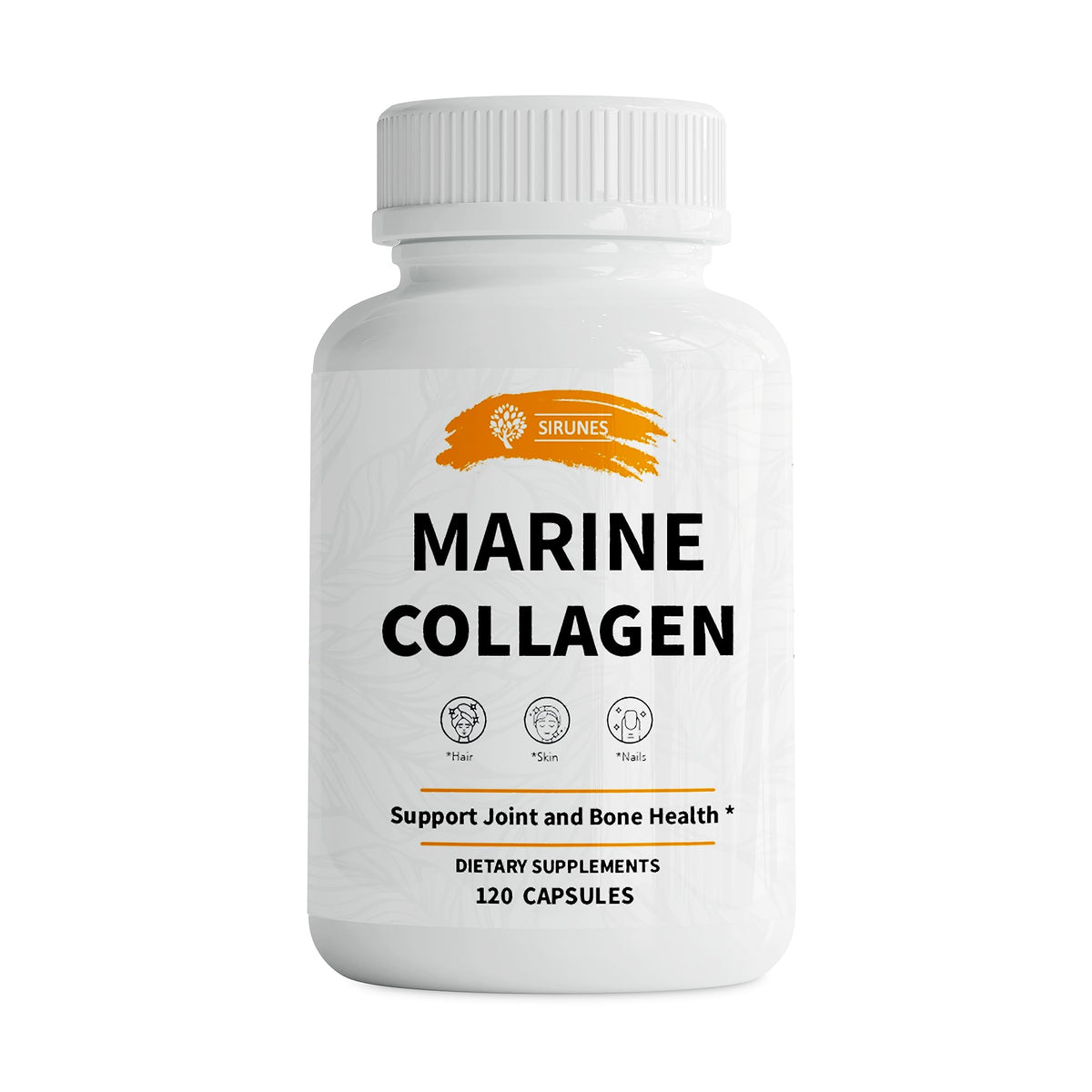 SIRUNES Marine Collagen Peptides, 120 Capsules - Fish Collagen Supplements for Women, Great for Hair, Skin, Nails, Joints & Bones - Made in USA SIRUNES buy supplements Au