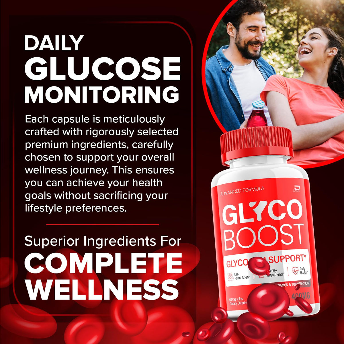 Glyco Boost Capsules – GlycoBoost Advanced Supplement, All Natural Formula to Maintain Healthy Levels, Maximum Strength Formula, Glyco Boost Pills Reviews (3 Pack - 180 Capsules) IndeloBuy Supplements Australia