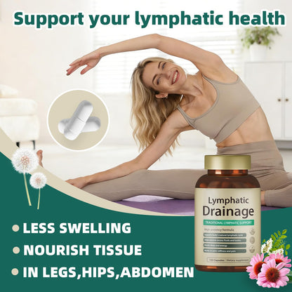 FRZVEO Lymphatic Drainage Capsules, 120 Capsules New Maximum Potency Formula 2 Month Supply with Dandelion Extract, Cleavers Extract - Supports Cellulite Reduction, Lymphatic Drainage & Immune Health FRZVEO buy supplements Au