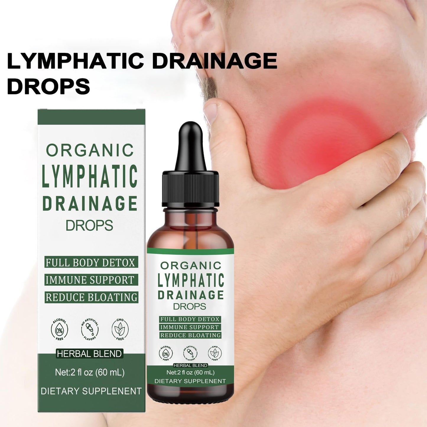 Slifthistle Lymphatic Drainage Drops, Lymphatic Support Liquid Drops, with Herbal Ingedients, Reduce Bloating, Full Body Detox & Cleanse, Promote Circulation, Vegan, Non-GMO (60ml) (1) Slifthistle buy supplements Au