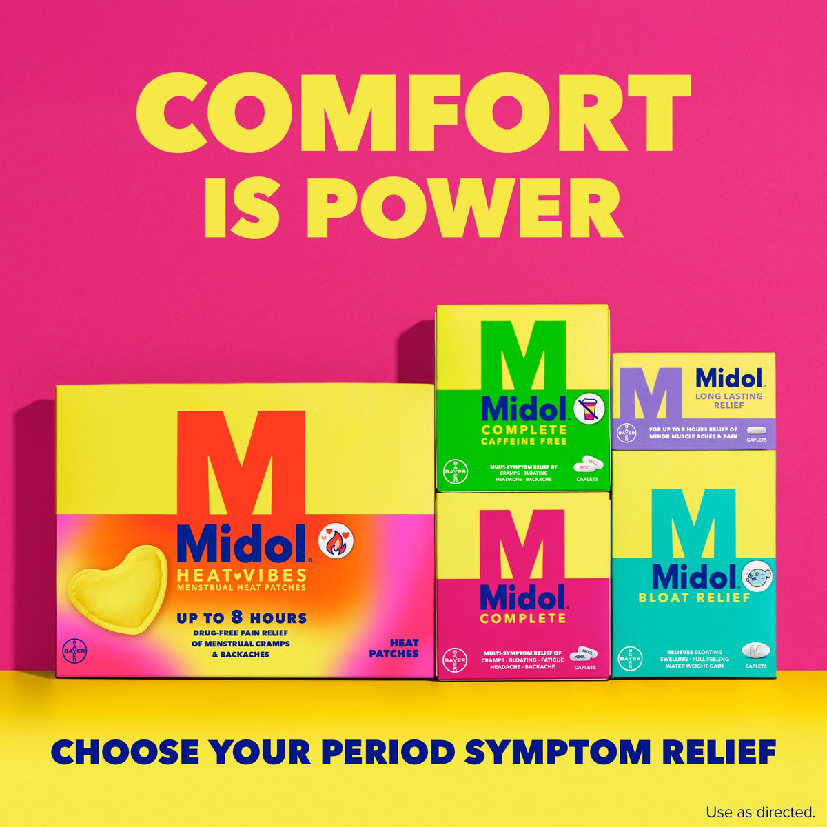 Midol Complete Menstrual Pain Relief Caplets, 40 Count - Provides Cramp, Headache, and Bloating Relief Midol buy supplements Au