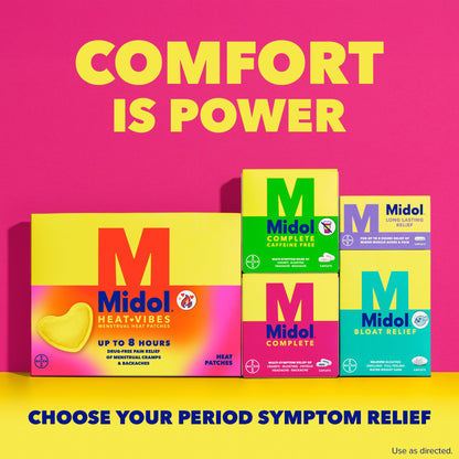 Midol Complete Menstrual Pain Relief Caplets, 40 Count - Provides Cramp, Headache, and Bloating Relief Midol buy supplements Au
