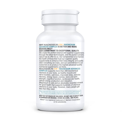 Kappa Nutrition Magnesium 4-in-1, 280mg Elemental Magnesium (Bisglycinate, Malate) + Zinc & Vitamin D3, Brain, Sleep, Energy, Muscle, Immune Support, 120 Vegan Capsules. KAPPA NUTRITION buy supplements Au
