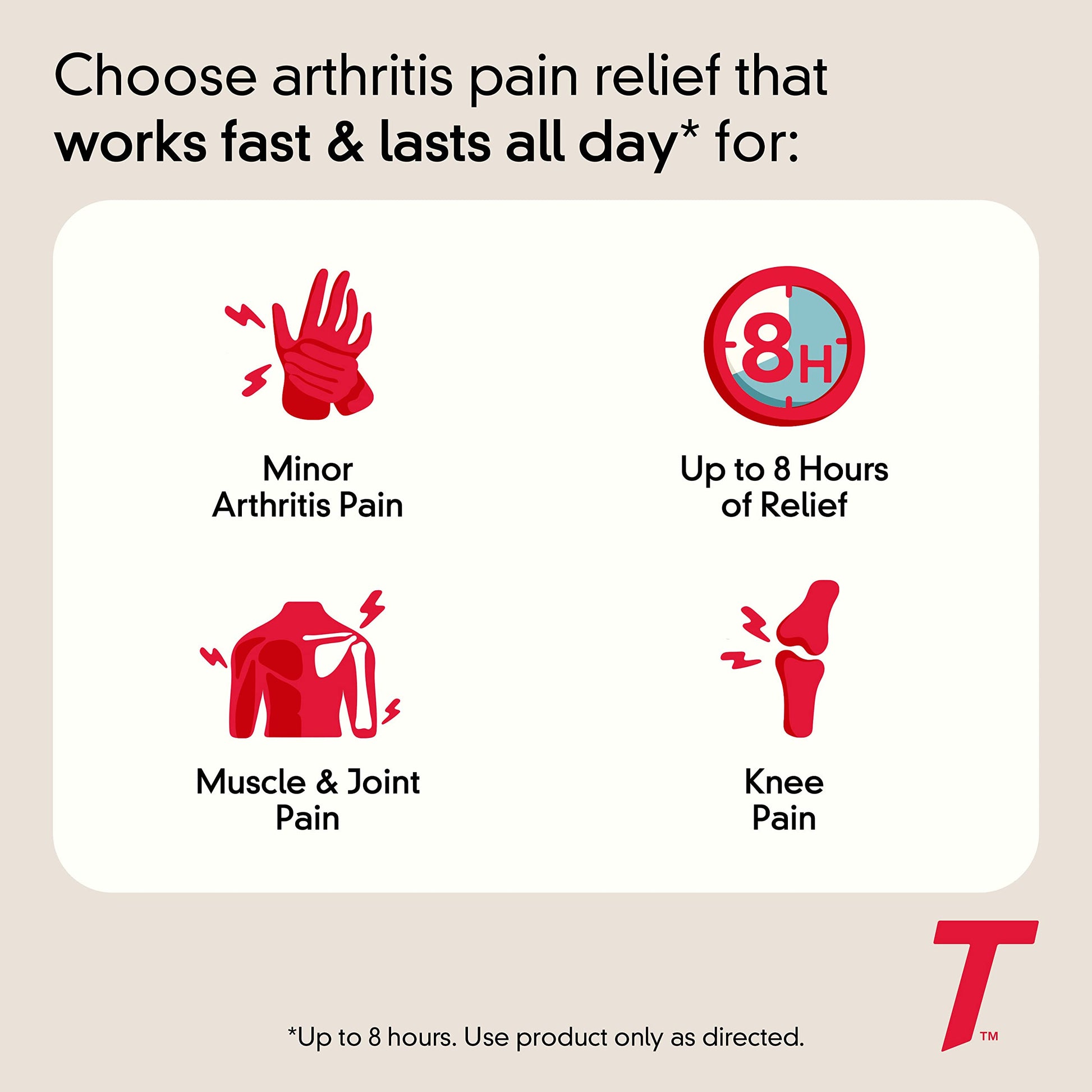 Tylenol 8HR Arthritis Pain Relief Caplets, Fast, Strong Pain Relief, 650 mg Acetaminophen for Minor Arthritis & Joint Pain, Fever Reducer, Extended Release, Won't Irritate Stomach, 100 Count Tylenol buy supplements Au