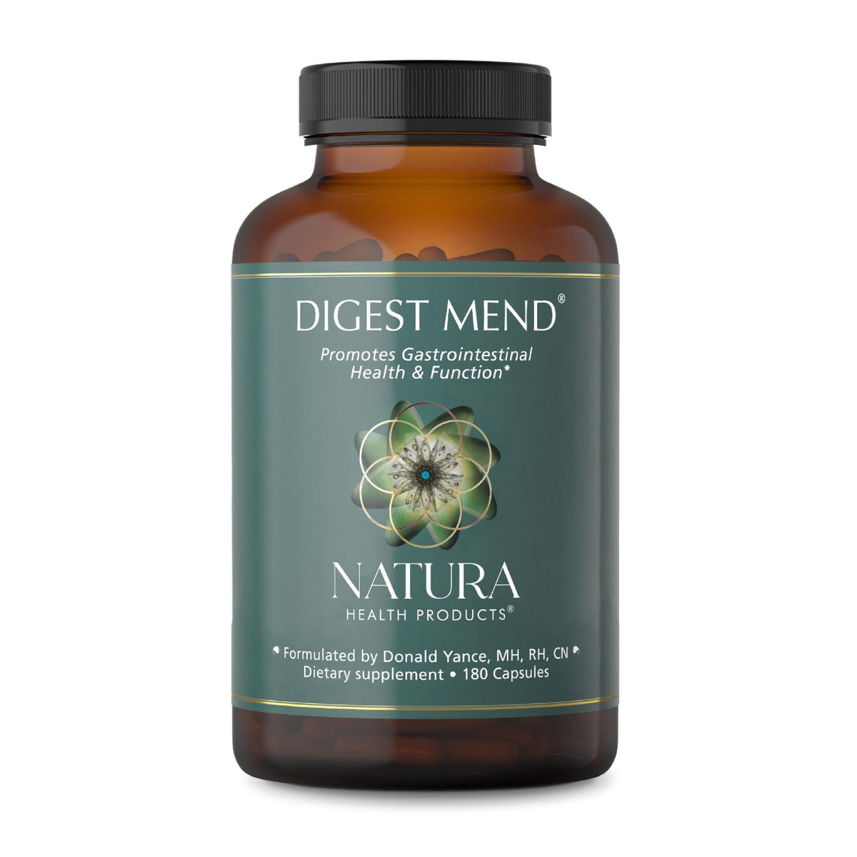 Natura Health Products Digest Mend Supplement - Encourages Healthy gastric microboime* - Featuring Deglycyrrhizinated Licorice (DGL), Aloe Vera, Marshmallow, Mastic Gum, & Chamomile (180 Capsules) Natura Health ProductsBuy Supplements Australia