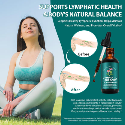 Lymphatic Drainage Drops, Natural Lymph Cleanse & Immune Support Supplement with Echinacea, Dandelion, Elderberry, Cleavers, Astragalus & Burdock, 2 FL OZ (1) Frovetani buy supplements Au