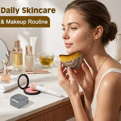 2 pcs Lymphatic Contour Face Brush with Cosmetic Mask Brush, Lymphatic Drainage Massager for Sculpting & Puffiness Reduction, Soft Bristle Face Contour Lymphatic for Skin Precisely and Relieve Fatigue LE SACHI COLLECTIVE buy supplements Au
