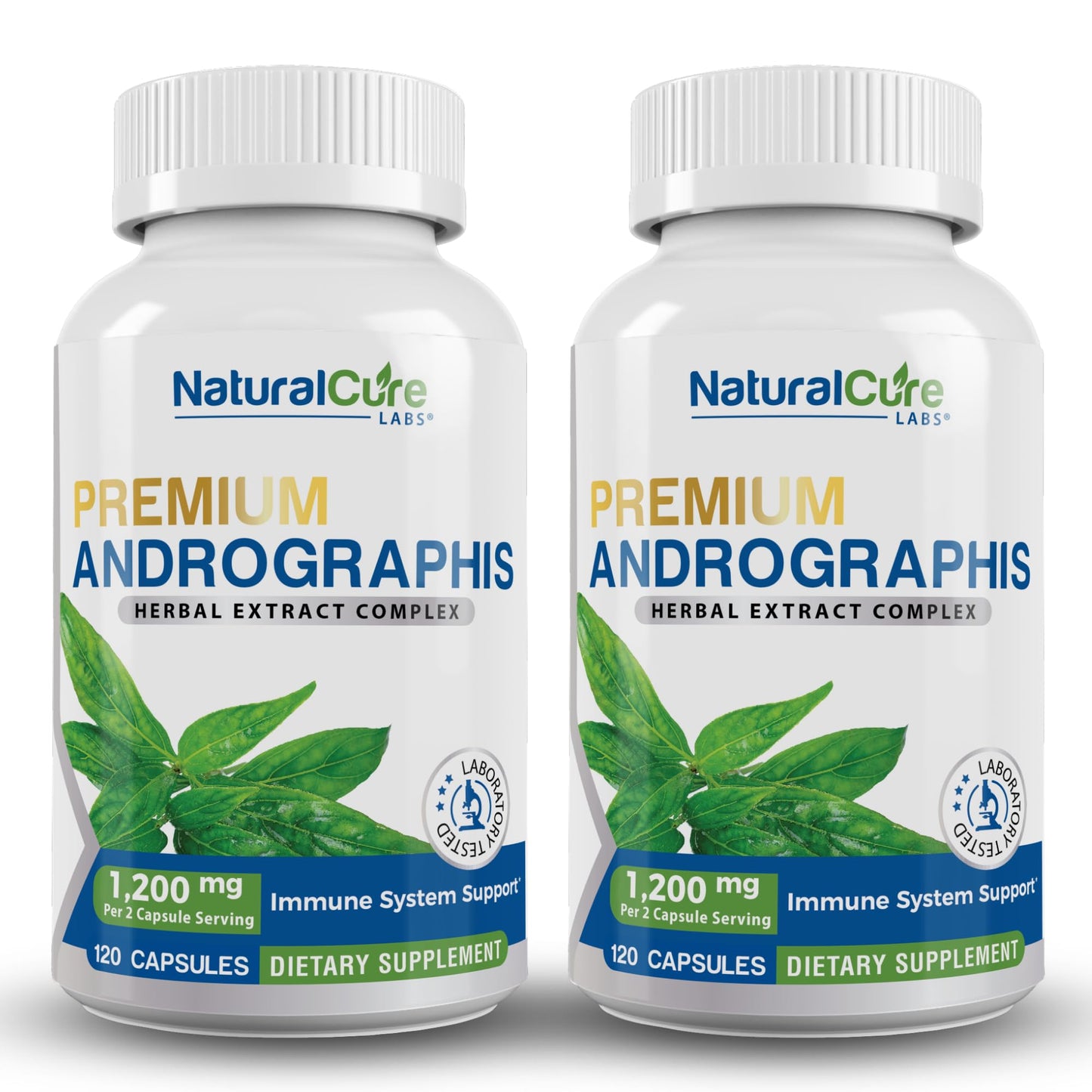 Natural Cure Labs Premium Andrographis Paniculata Extract 1,200mg (100mg Andrographolides), 120 Capsules, Non-GMO, Vegan, Gluten Free Natural Cure Labs buy supplements Au