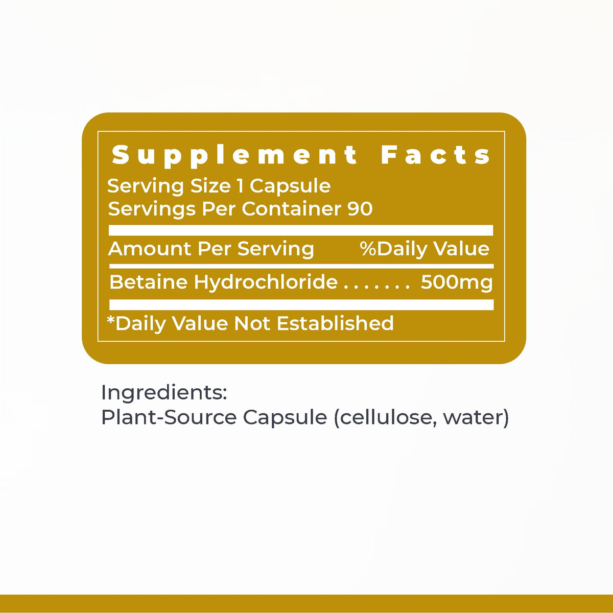 Premier Research Labs Premier HCL - Betaine HCL, Betaine Hydrochloride Supplement for Optimal Digestive Function, Nutrient Absorption, Betaine-HCL for Low Stomach Acid- 90 Vegetarian Capsules (2 Pack) Premier Research LabsBuy Supplements Australia