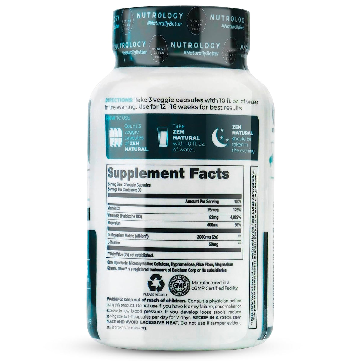 Nutrology Greens & Fruits Powder-Naturally Sourced Superfood, Chocolate (30 Servings) Zen Natural Magnesium Supplement (30 Servings) Nutrology buy supplements Au