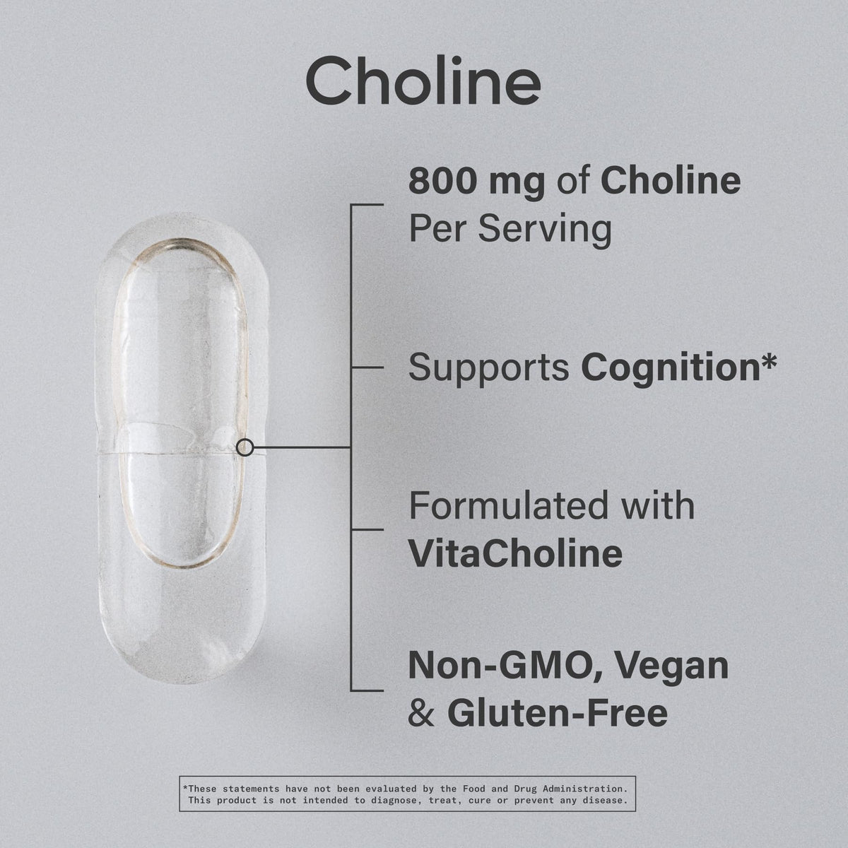 Sports Research ® Extra Strength Choline 800 mg - Essential Nutrient Featuring VitaCholine ® for Focus Support - Vegan Certified • Non-GMO • Gluten Free - 60 Liquid Capsules Sports Research buy supplements Au