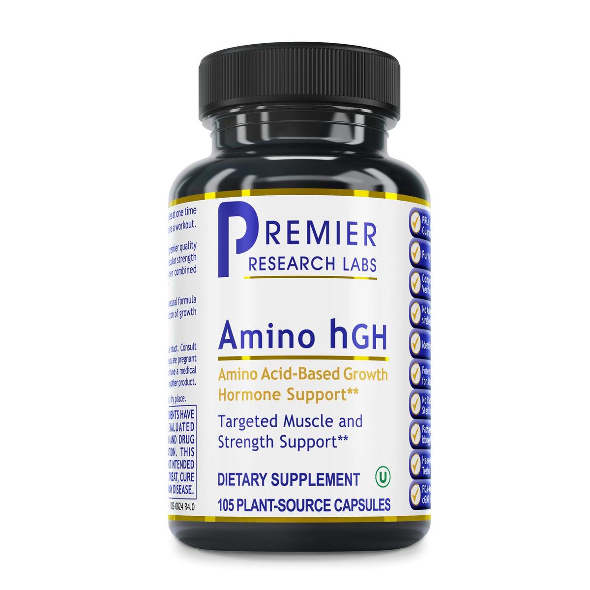 Premier Research Labs Amino HGH - HGH Supplements for Men, HGH Supplements for Women, Amino Acids, L-Arginine, L-Lysine, HGH Enhancer, Support Human Growth Hormone and Muscle Growth - 105 Capsules Premier Research LabsBuy Supplements Australia