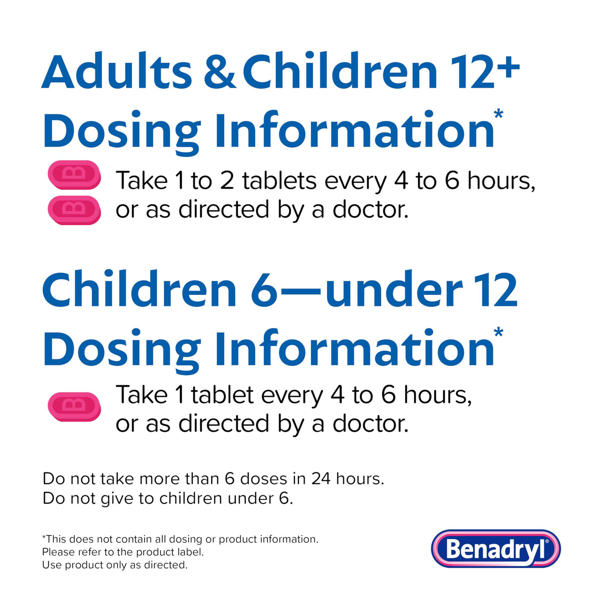 Benadryl Ultratabs Allergy Relief Medicine, 25 mg Diphenhydramine HCl Antihistamine Tablets For Relief of Cold & Allergy Symptoms Like Sneezing, Runny Nose, & Itchy Eyes & Throat, 24 ct Benadryl buy supplements Au
